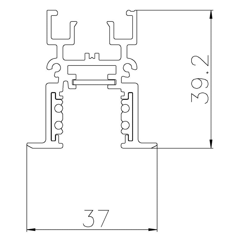 Low Voltage Recessed Track