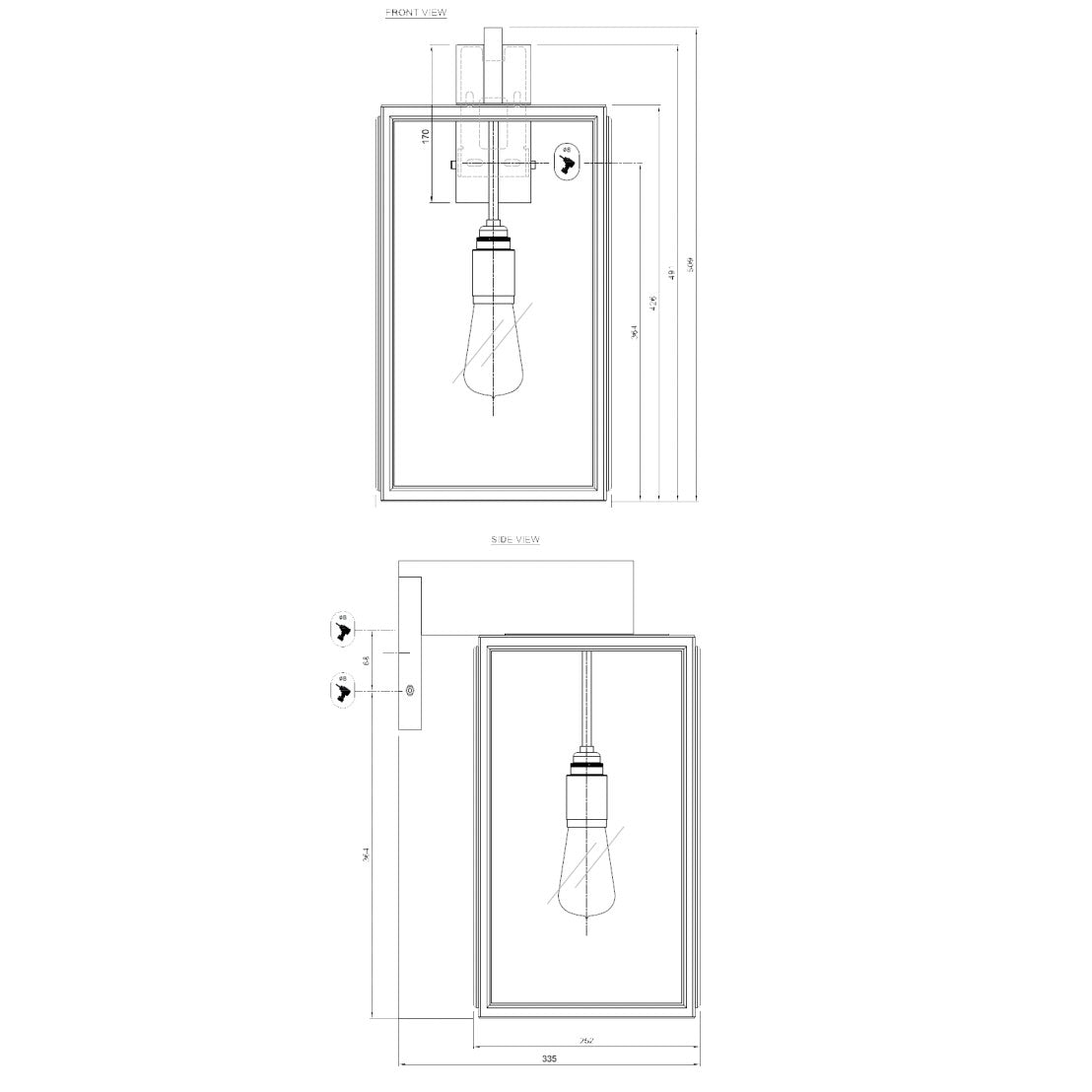 Ilford N109 Wall Light
