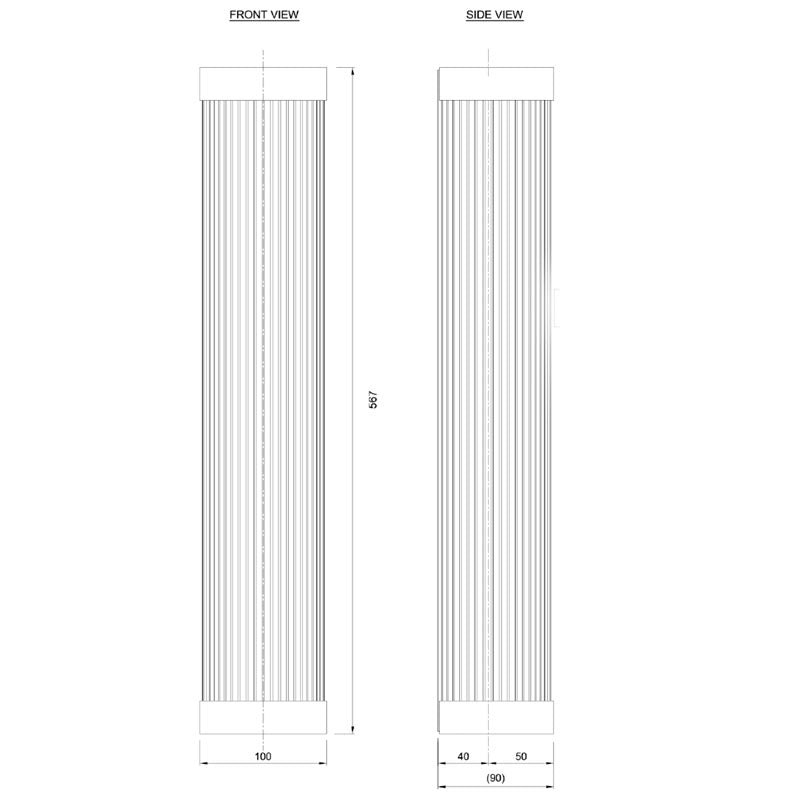 Mercer N404 Long Wall Light