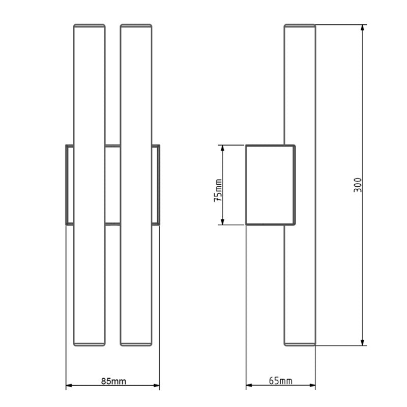 Phare N136 Double Wall Light