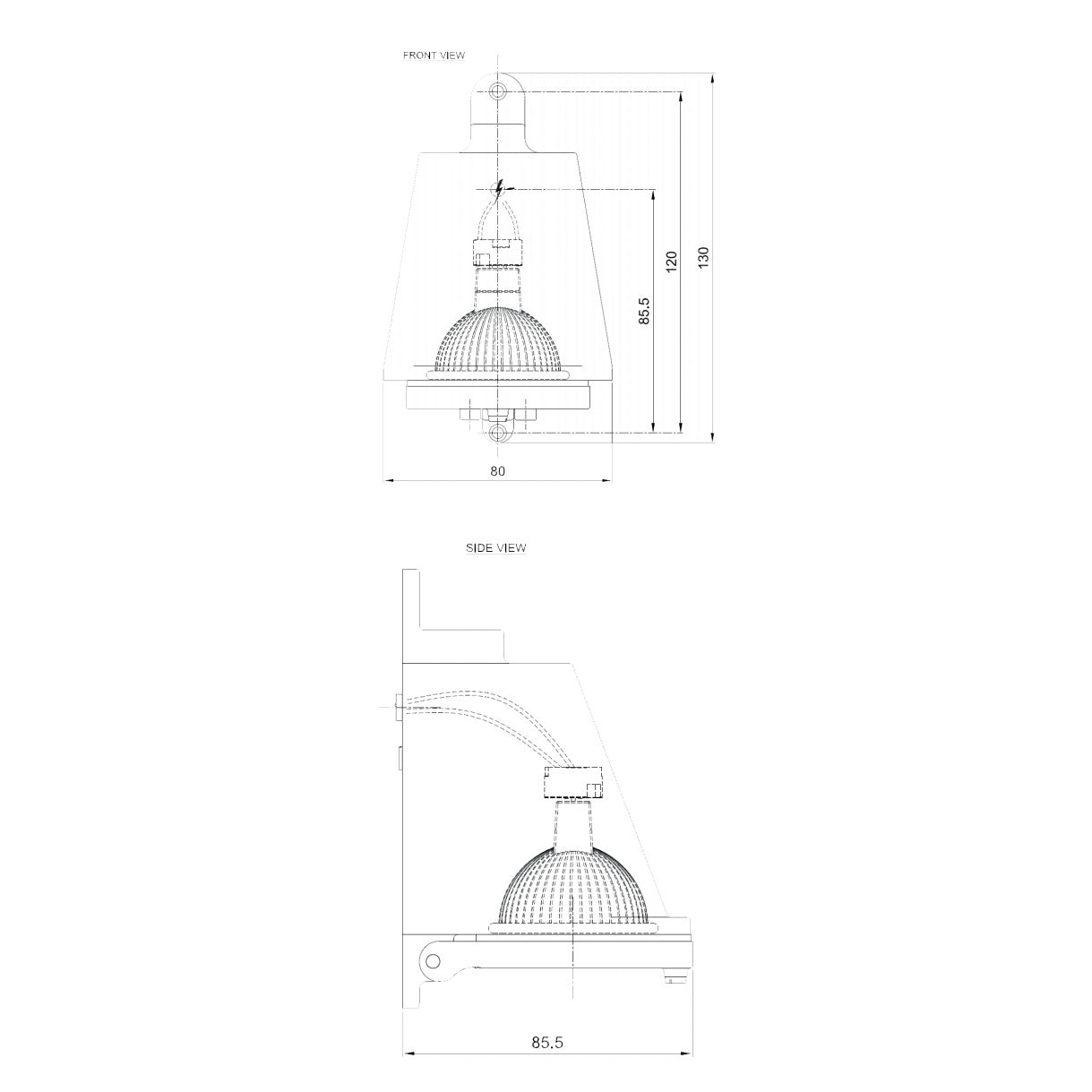 Spreaderlight N028 12V LED Wall Light