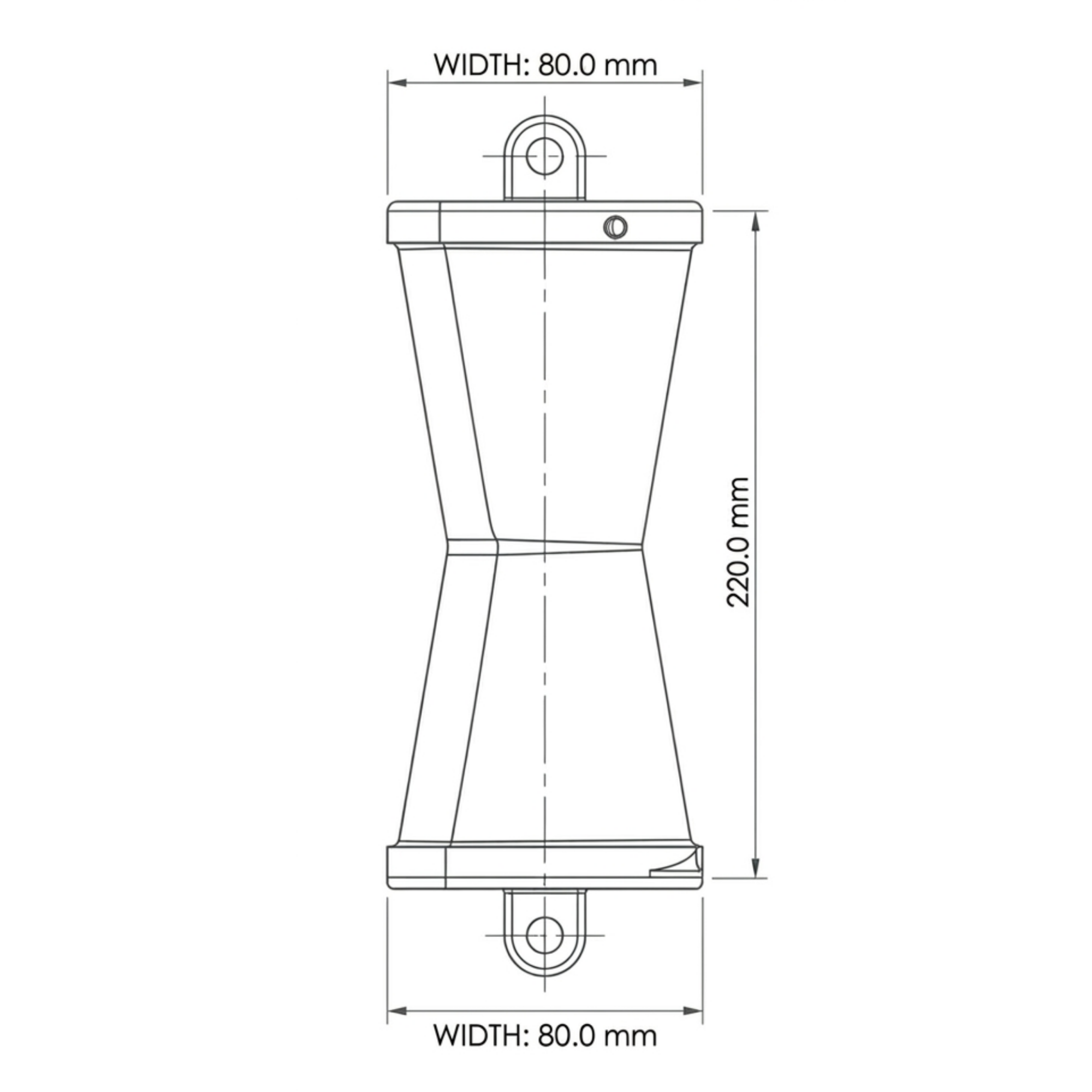 Spreaderlight Double N031 230V LED Wall Light