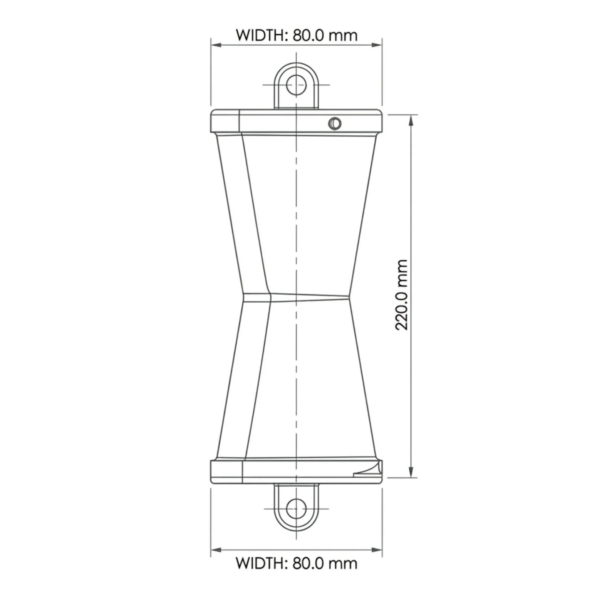 Spreaderlight Double N031 230V LED Wall Light