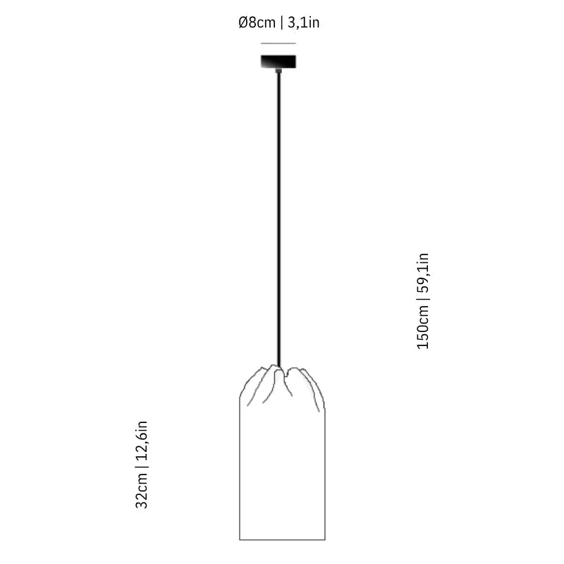 a-Emotional Light Agasallo AG104 EXT Pendant Light | All Square Lighting