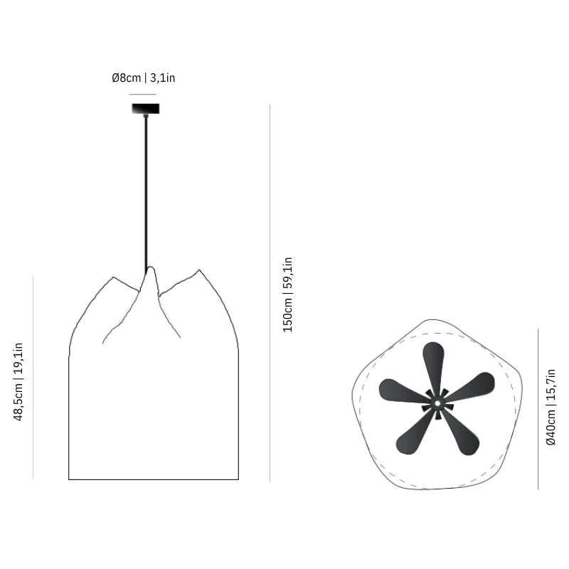 a-Emotional Light Agasallo AG404 Pendant Light | All Square Lighting