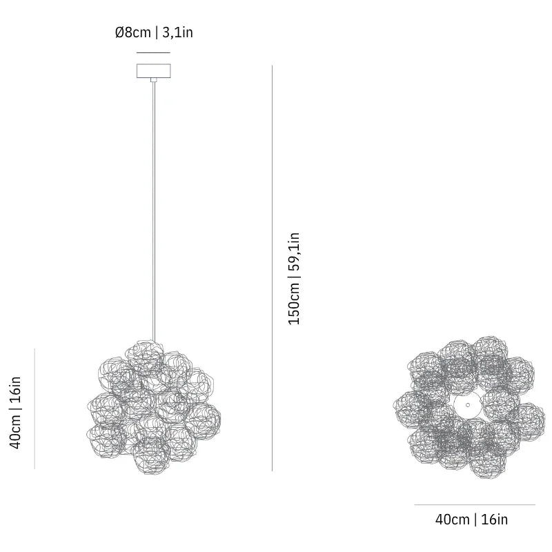 a-Emotional Light Blum Pendant Light | All Square Lighting