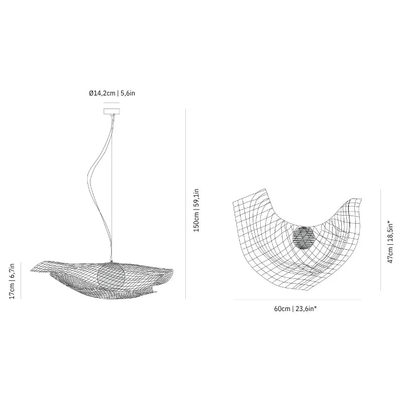 a-Emotional Light Mytilus Medium Pendant Light | All Square Lighting