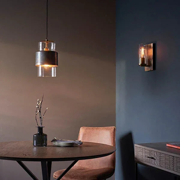 Helix Textured Wall Light