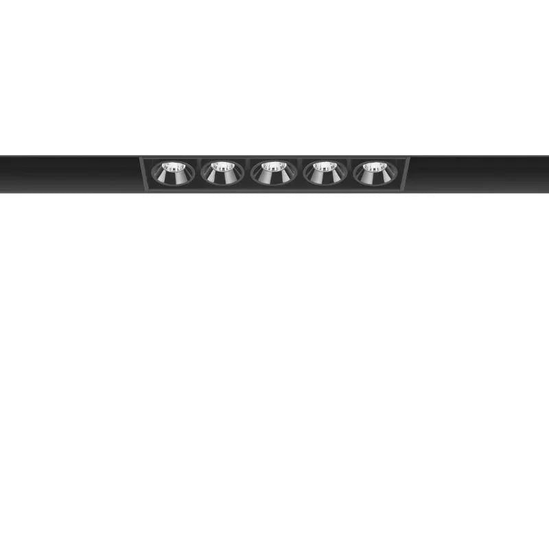 Arkoslight Black Foster Micro 5 48V Track Downlight | All Square Lighting