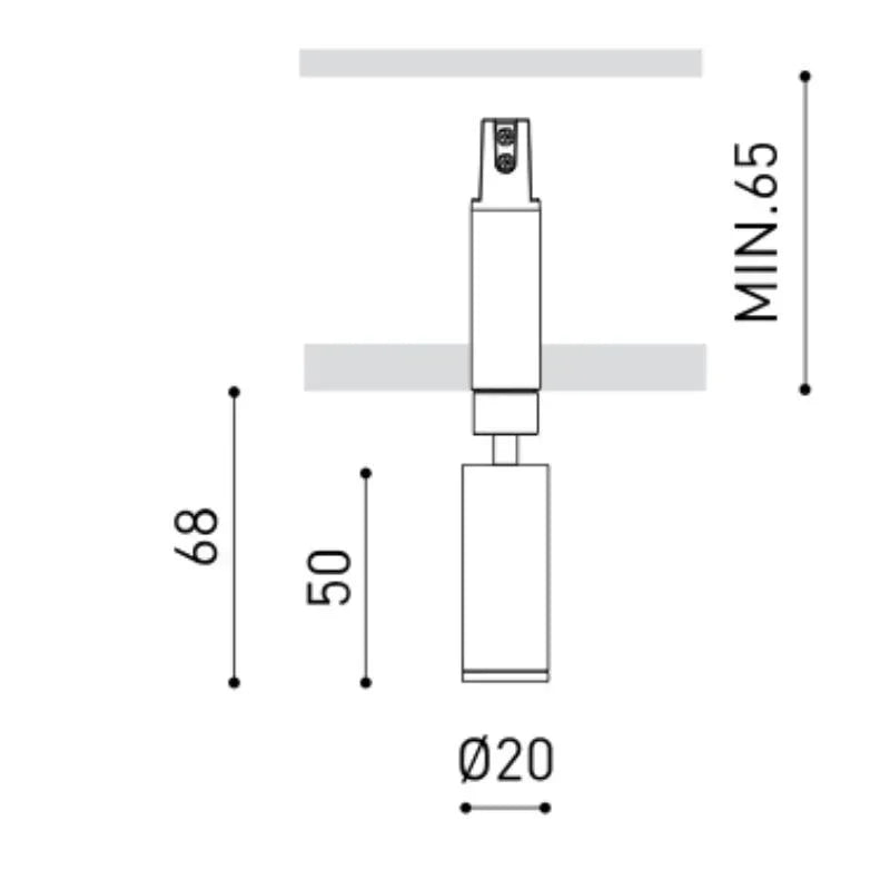Arkoslight Fit 20 Magnetic 24V Spotlight | All Square Lighting