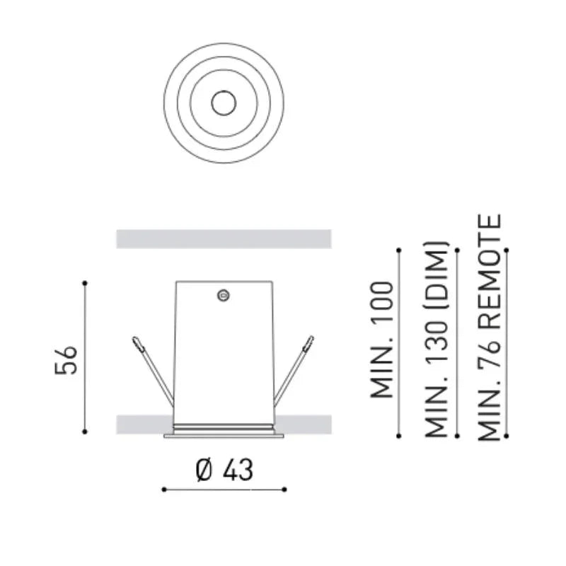 Arkoslight Lens Light Downlight | All Square Lighting