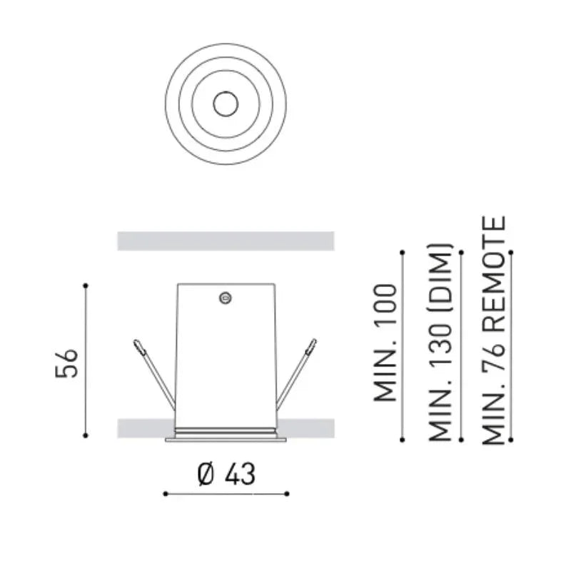 Arkoslight Lens Light Downlight | All Square Lighting