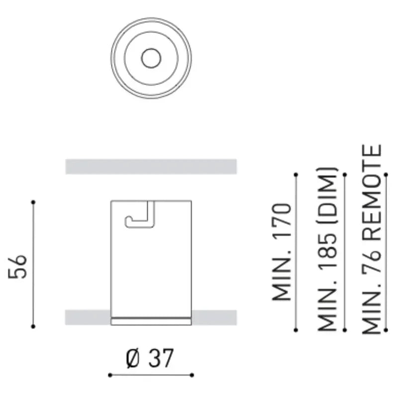 Arkoslight Lens Light Trimless Downlight | All Square Lighting
