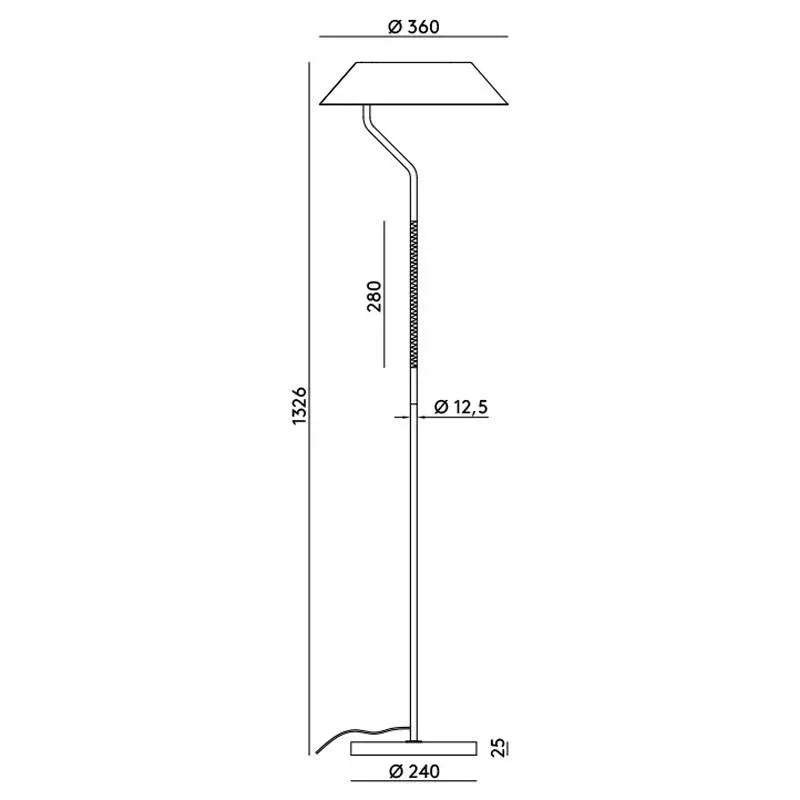 Aromas Del Campo Aider Floor Lamp | All Square Lighting