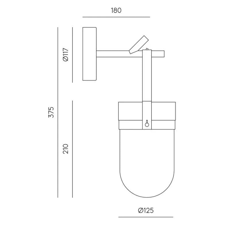Aromas Del Campo Almon Wall Light | All Square Lighting