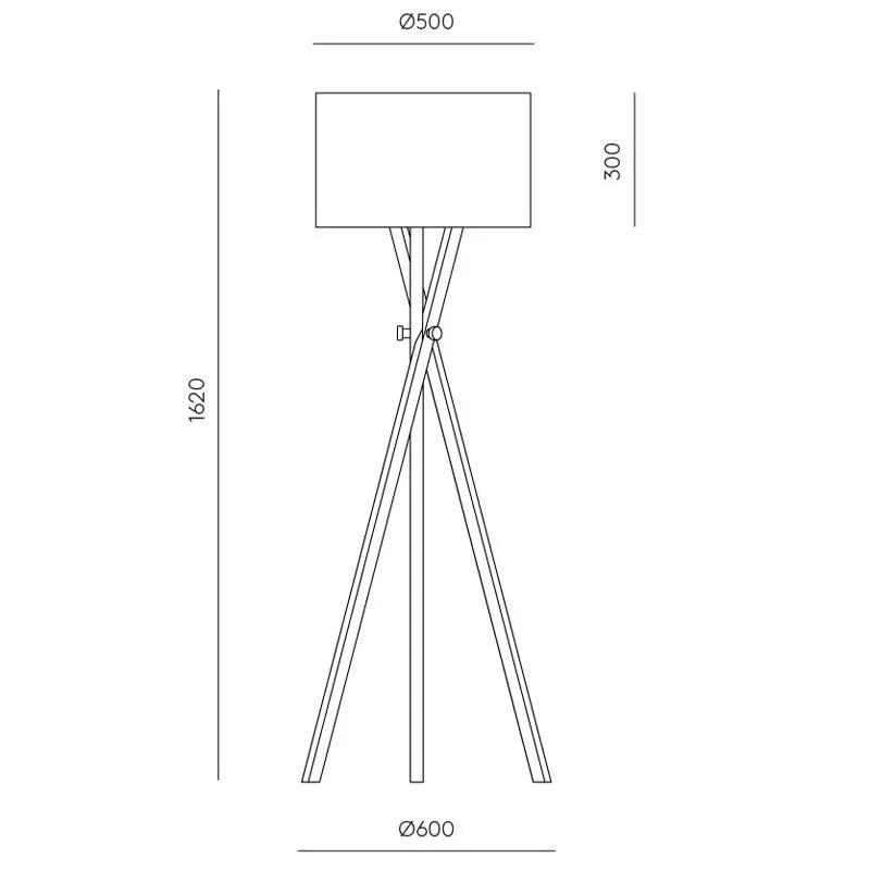 Aromas Del Campo Cot Floor Lamp | All Square Lighting