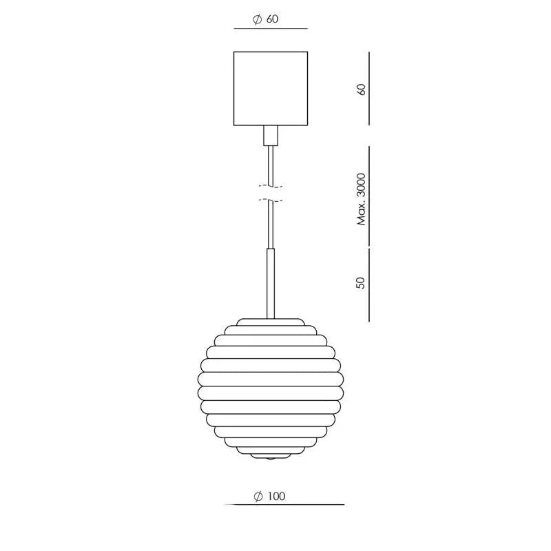 Aromas Del Campo Doul Pendant Light | All Square Lighting