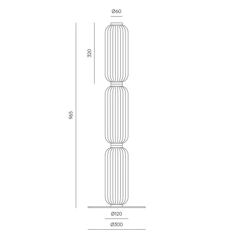 Aromas Del Campo Elma Floor Lamp | All Square Lighting