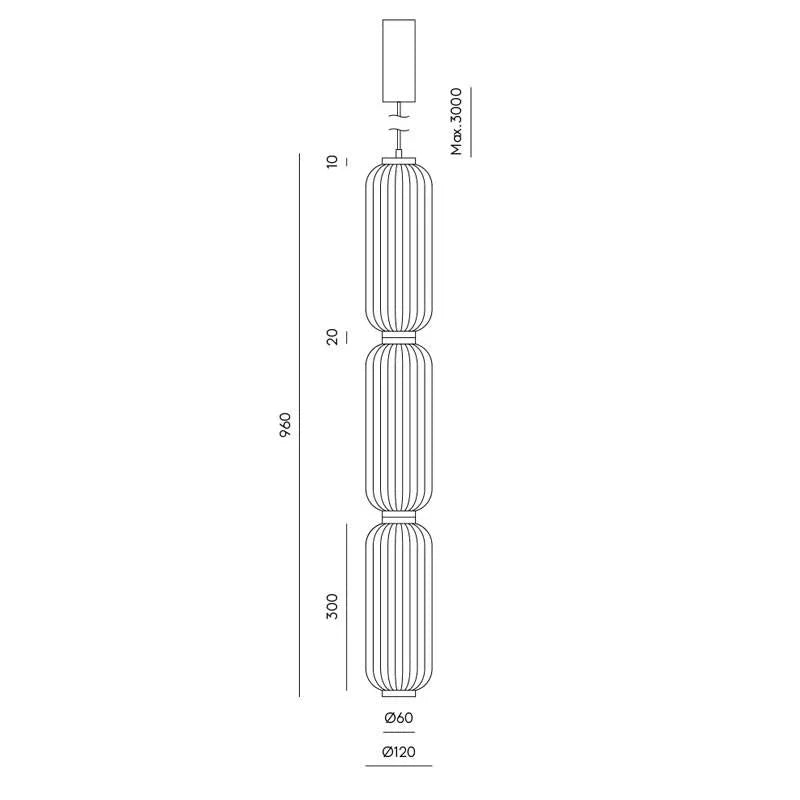 Aromas Del Campo Elma L Pendant Light | All Square Lighting
