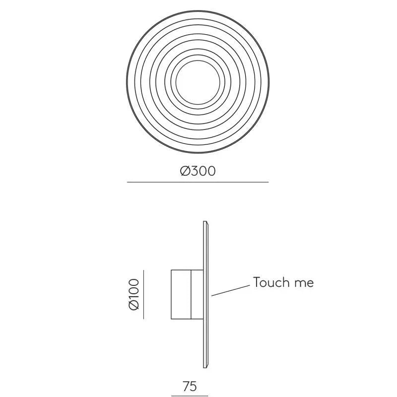 Aromas Del Campo Glic Wall Light | All Square Lighting