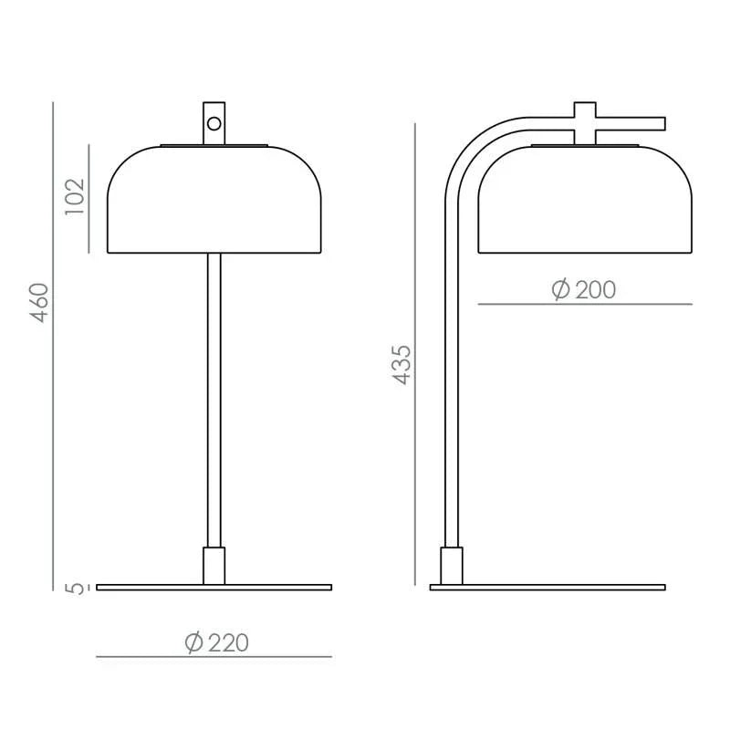 Aromas Del Campo Ipon Table Lamp | All Square Lighting