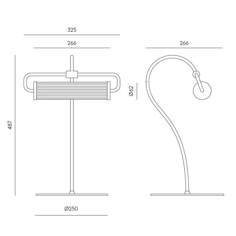 Aromas Del Campo Ison Table Lamp | All Square Lighting