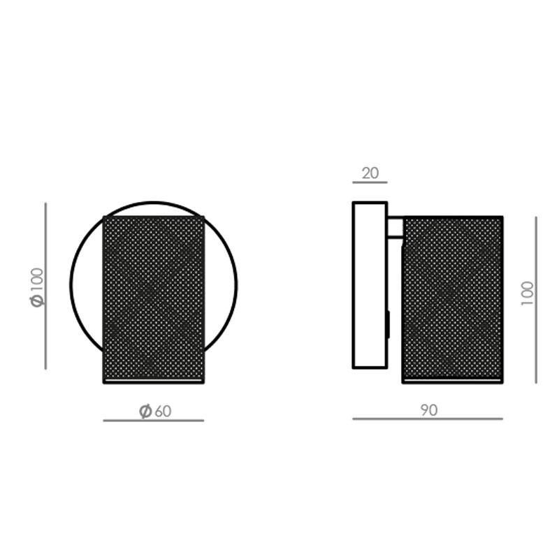 Aromas Del Campo Latto Wall Light | All Square Lighting
