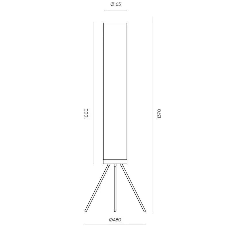 Aromas Del Campo Nooi Floor Lamp | All Square Lighting