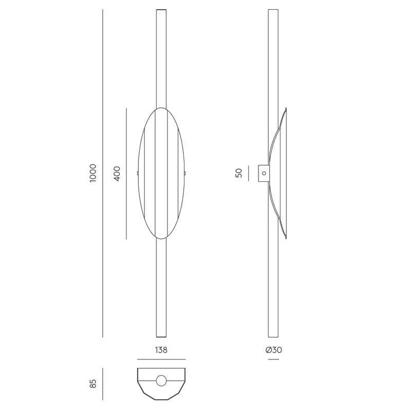 Aromas Del Campo Xago Wall Light | All Square Lighting