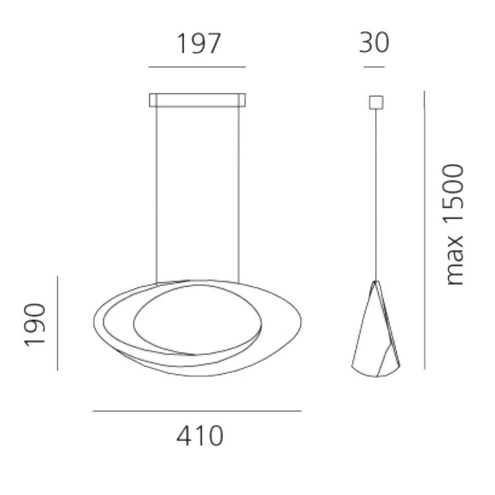 Artemide Cabilido Pendant Light | All Square Lighting