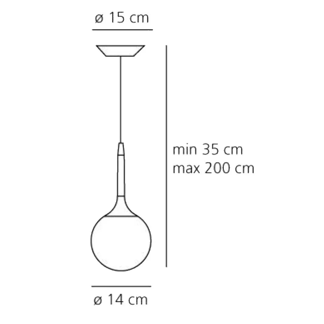 Artemide Castore 14 Pendant Light | All Square Lighting
