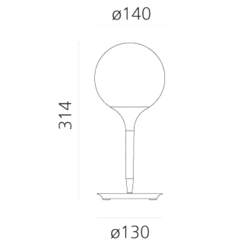 Artemide Castore 14 Table Lamp | All Square Lighting