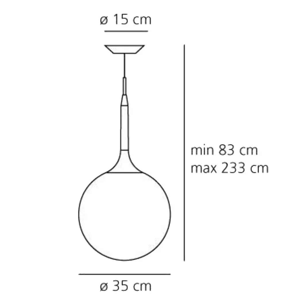 Artemide Castore 35 Pendant Light | All Square Lighting