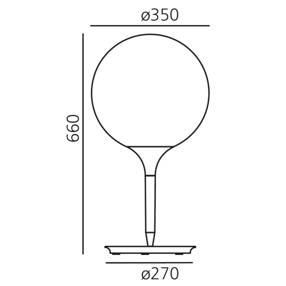 Artemide Castore 35 Table Lamp | All Square Lighting