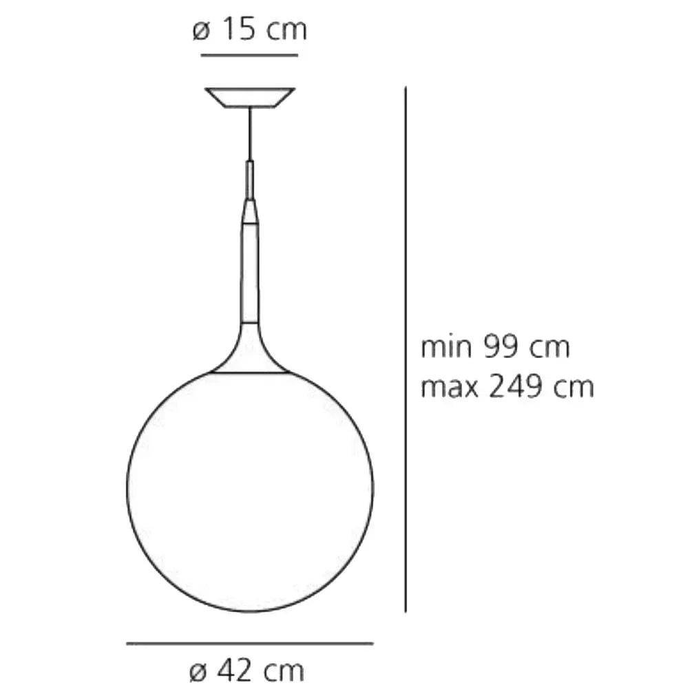 Artemide Castore 42 Pendant Light | All Square Lighting