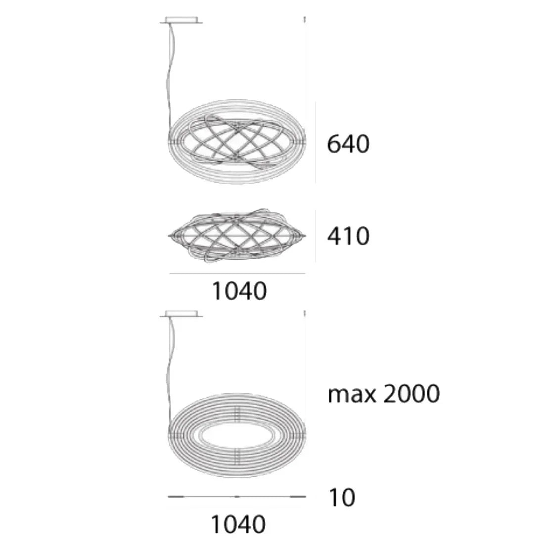Artemide Copernico Pendant Light | All Square Lighting
