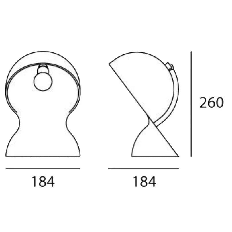 Artemide Dalù Table Lamp | All Square Lighting
