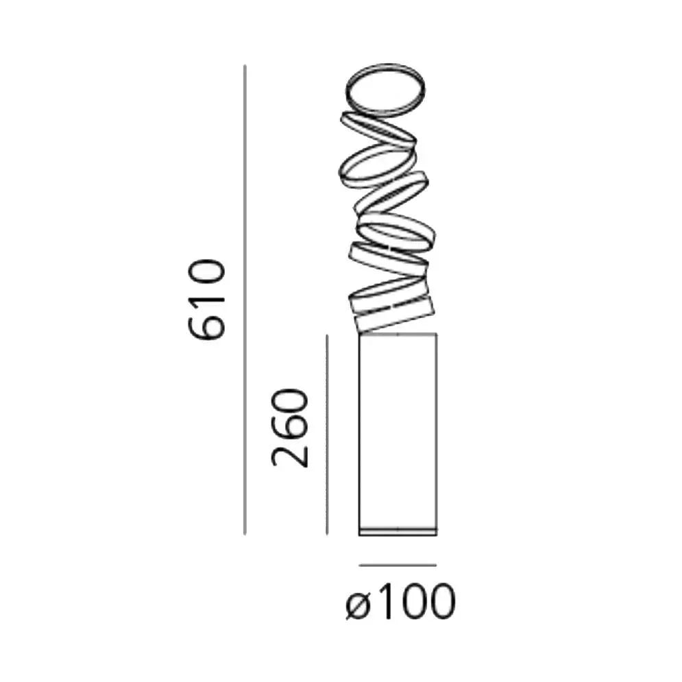 Artemide Decomposé Table Lamp | All Square Lighting