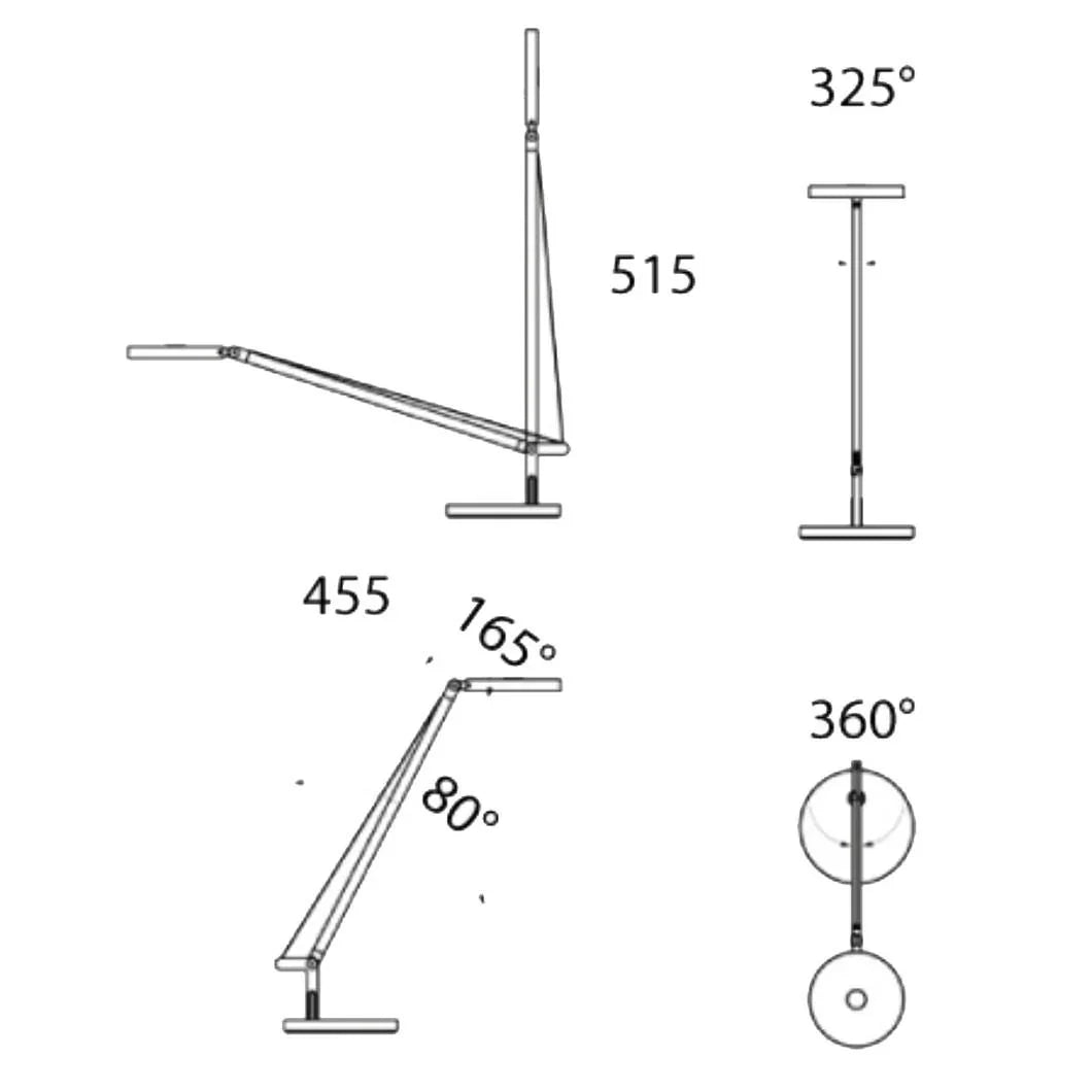 Artemide Demetra Micro Table Lamp | All Square Lighting
