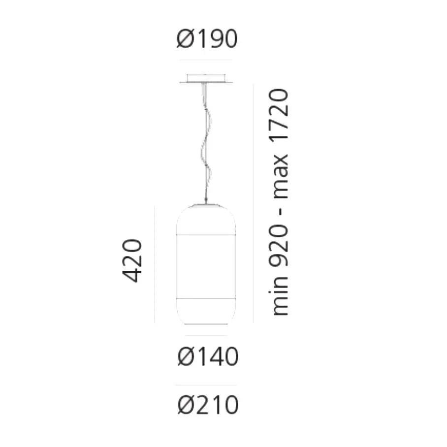 Artemide Gople Pendant Light | All Square Lighting
