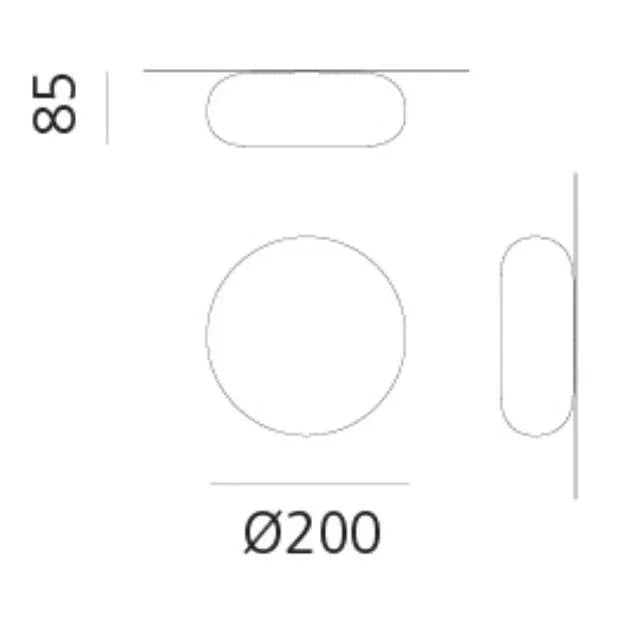 Artemide Itka 20 Wall Light | All Square Lighting