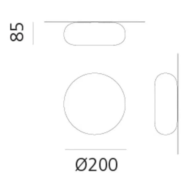 Artemide Itka 20 Wall Light | All Square Lighting