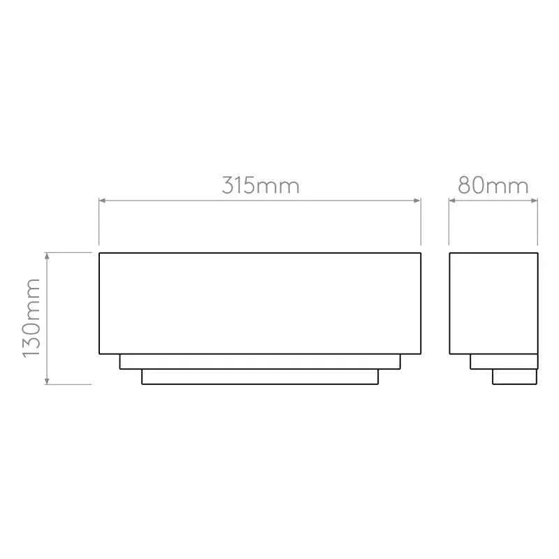 Astro Lighting Amalfi 315 Wall Light | All Square Lighting