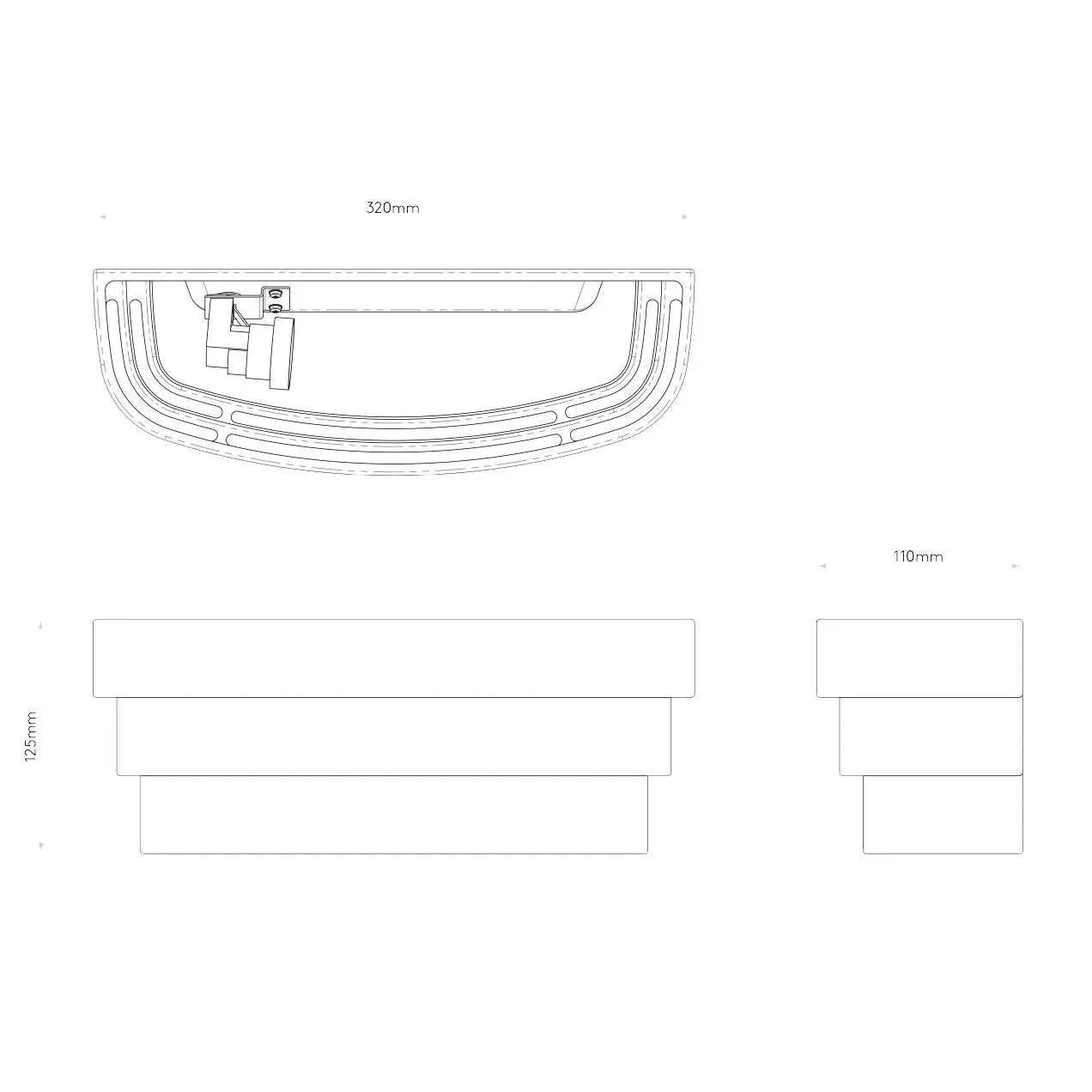 Astro Lighting Amas 320 Wall Light | All Square Lighting