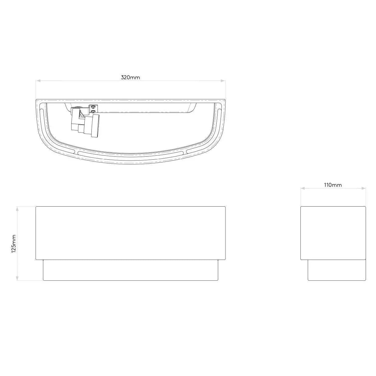 Astro Lighting Amat 320 Wall Light | All Square Lighting