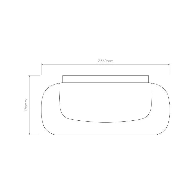 Astro Lighting Aquina 360 Ceiling Light | All Square Lighting