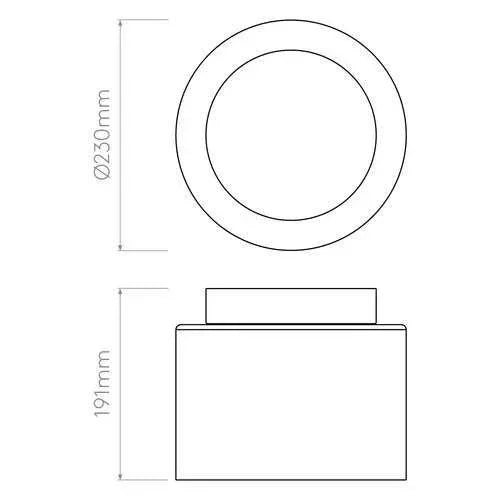 Astro Lighting Arezzo Ceiling Light | All Square Lighting