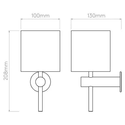 Astro Lighting Arezzo Wall Light | All Square Lighting