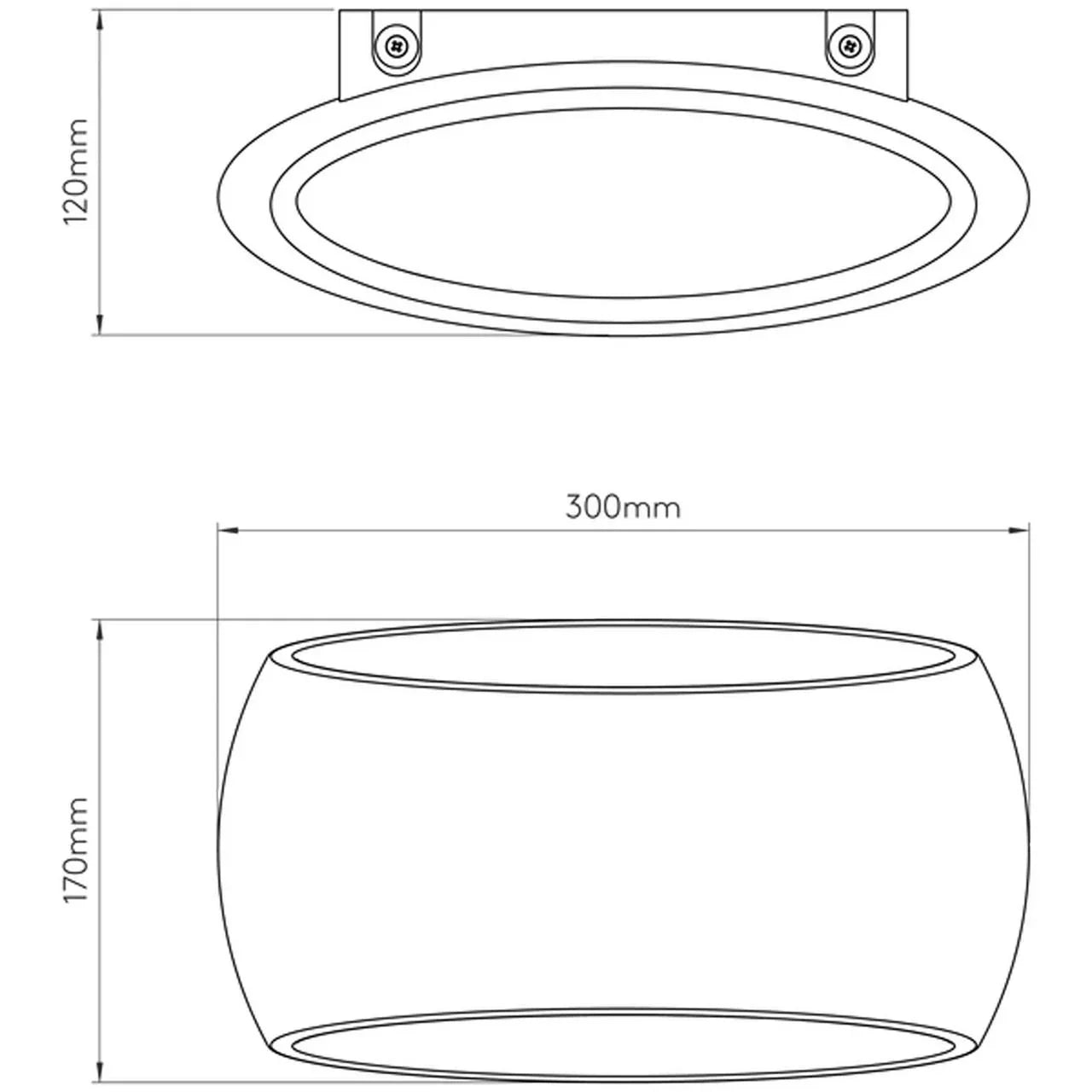 Astro Lighting Aria 300 Wall Light | All Square Lighting