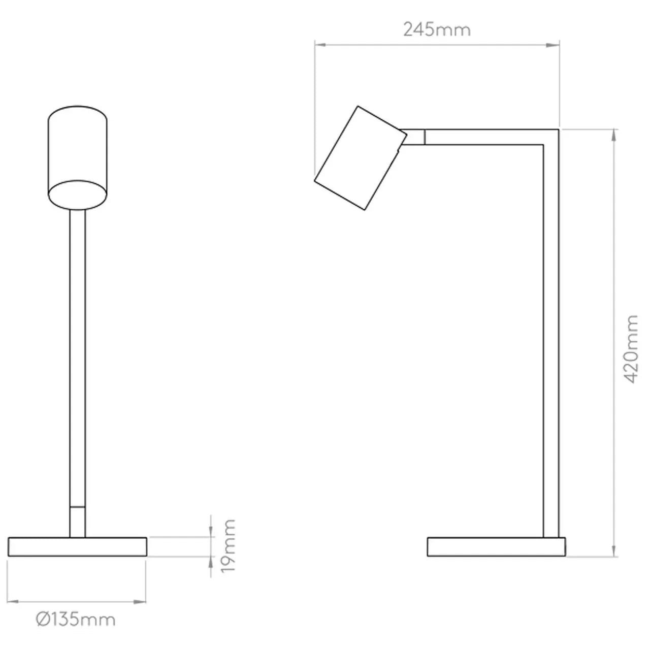 Astro Lighting Ascoli Desk Lamp | All Square Lighting